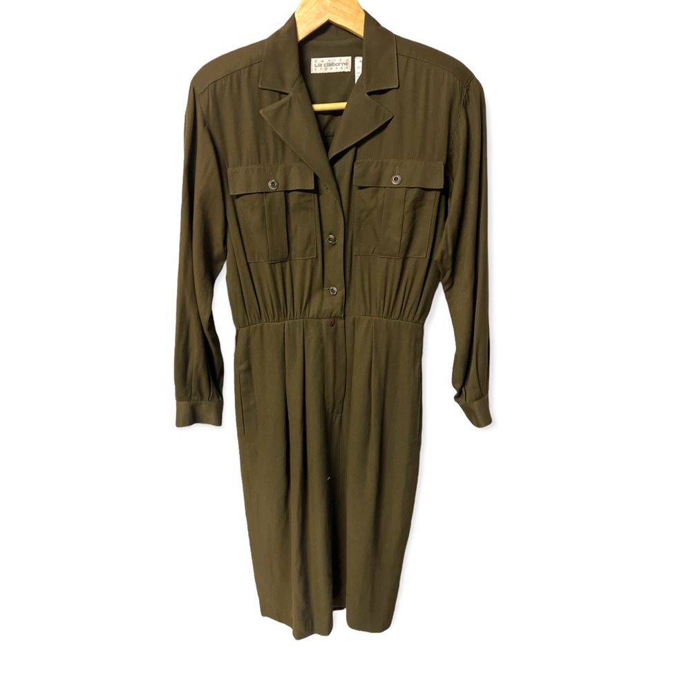 Liz Claiborne Petite vintage Y2K classic shirt dress